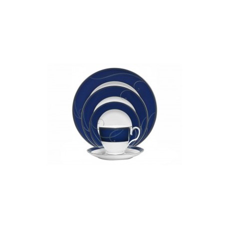 Noritake Vajilla Platinum Wave Indigo 96...