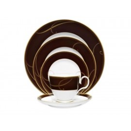 Noritake Vajilla Golden Wave Chocolate 96...