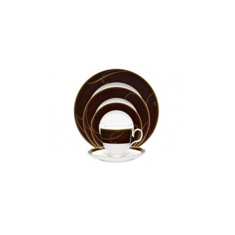 Noritake Vajilla Golden Wave Chocolate 96...