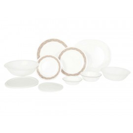 Vajilla Corelle 74 piezas blanca