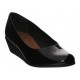 Zapato wedge Suave Pies negro