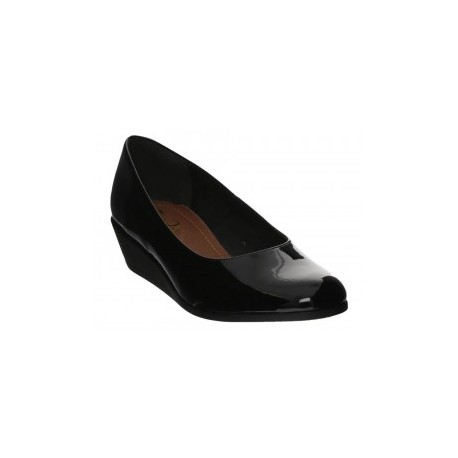 Zapato wedge Suave Pies negro