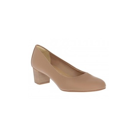 Zapato cerrado Flexi de piel
