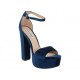 Zapatilla lisa Steve Madden azul