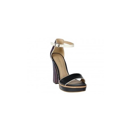 Sandalia lisa Tommy Hilfiger de piel