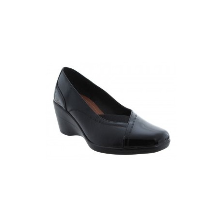Zapato cerrado Suave Pies negro