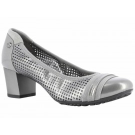 Zapatilla corte láser Anne Klein pewter