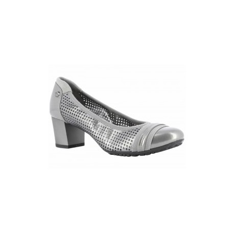 Zapatilla corte láser Anne Klein pewter