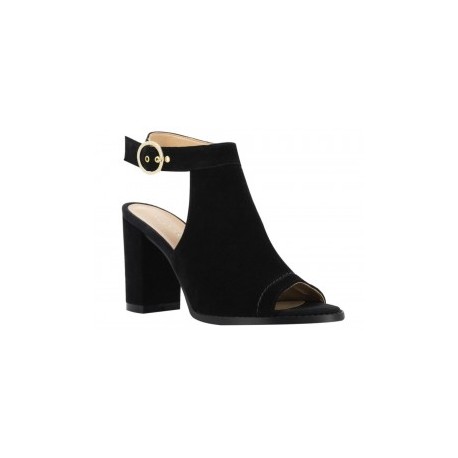 Zapato abierto Westies negro