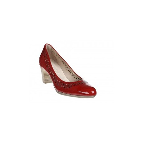Zapatilla lisa Hispanitas rojo