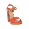 Sandalia lisa Cloe naranja