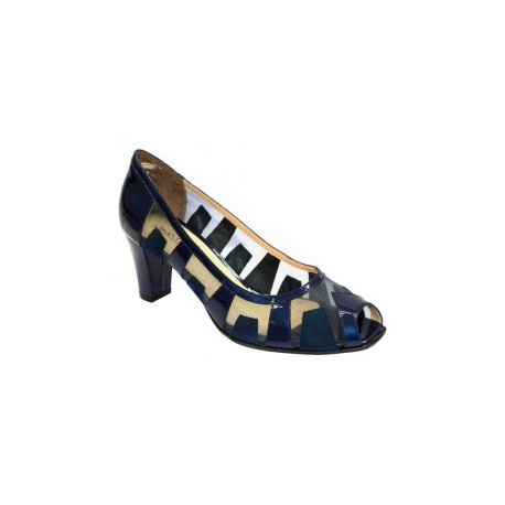 Zapatilla stiletto Jean Pierre azul