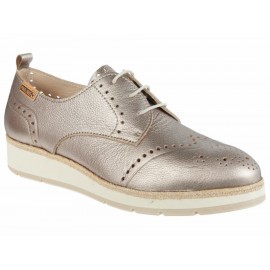 Zapato con plataforma Pikolinos dorado