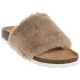 Sandalia con peluche That's It beige