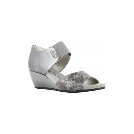 Zapato abierto Anne Klein pewter