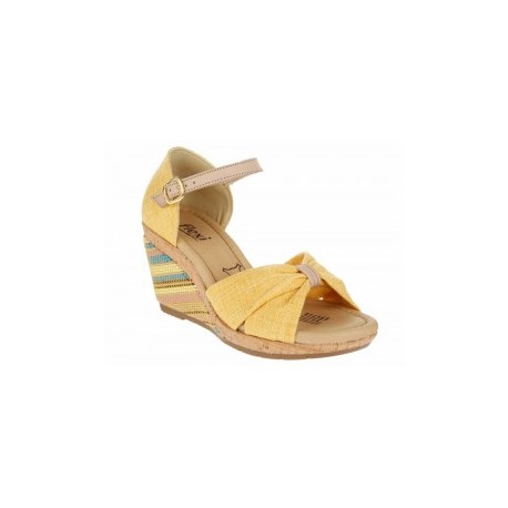 Sandalia wedge lisa Flexi