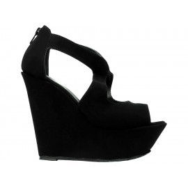 Sandalia lisa LOB negro