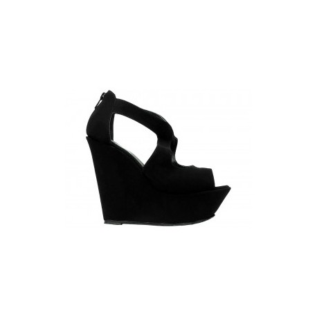 Sandalia lisa LOB negro
