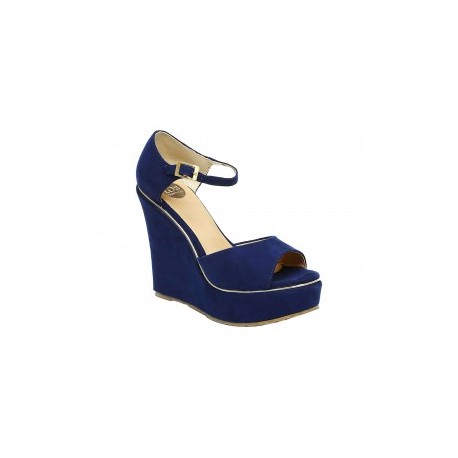 Sandalia lisa LOB azul marino