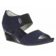 Zapato abierto Anne Klein azul marino