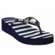 Sandalia lisa Guess azul