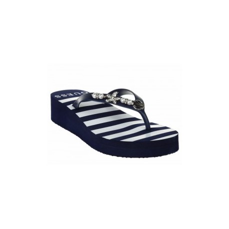 Sandalia lisa Guess azul