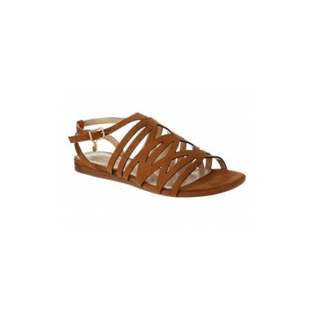 Sandalia lisa Westies camello