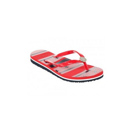 Sandalia lisa Tommy Hilfiger rojo