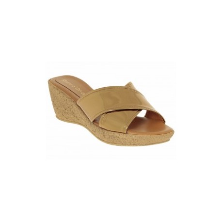 Sandalia lisa Ramiro Olivares bronce