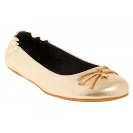 Balerina lisa Tommy Hilfiger dorado