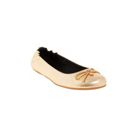 Balerina lisa Tommy Hilfiger dorado