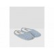 Pantufla a lunares Etam gris