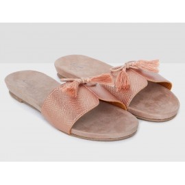 Pantufla lisa Etam brandy