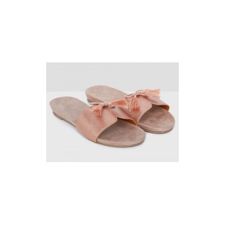 Pantufla lisa Etam brandy