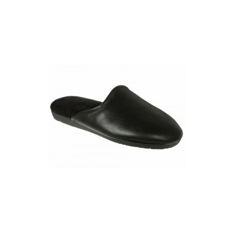 Pantufla lisa Arra negro