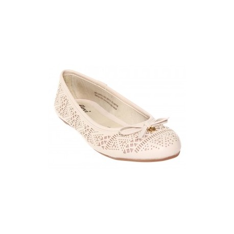 Balerina con diseño corte láser Flexi beige