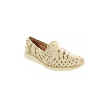 Balerina calada Flexi de piel
