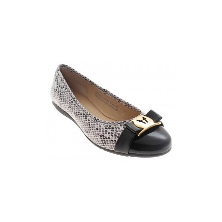Balerina animal print Flexi negra