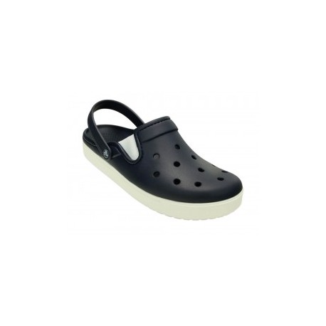 Sandalia lisa Crocs azul marino