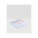 Pantufla a rayas Etam gris