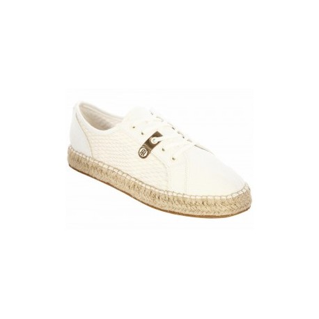 Alpargata de piso Tommy Hilfiger blanca