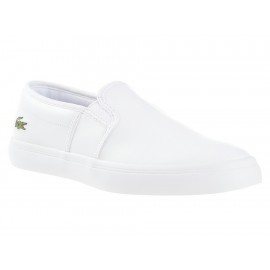 Tenis liso Lacoste blanco