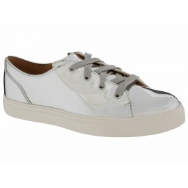 Tenis liso Karl Lagerfeld plateado