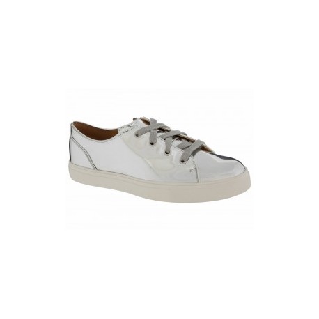 Tenis liso Karl Lagerfeld plateado