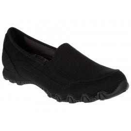 Tenis liso Skechers negro