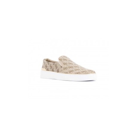 Tenis con logotipo Guess café