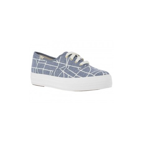 Tenis estampado Keds azul