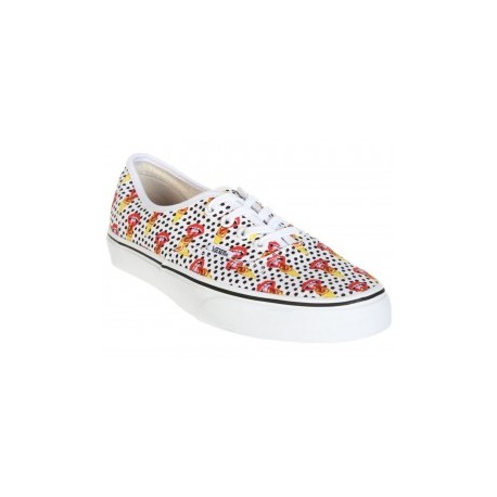Tenis estamapado Vans blanco