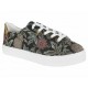 Tenis floral Arezzo negro