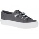 Tenis liso Sperry gris obscuro